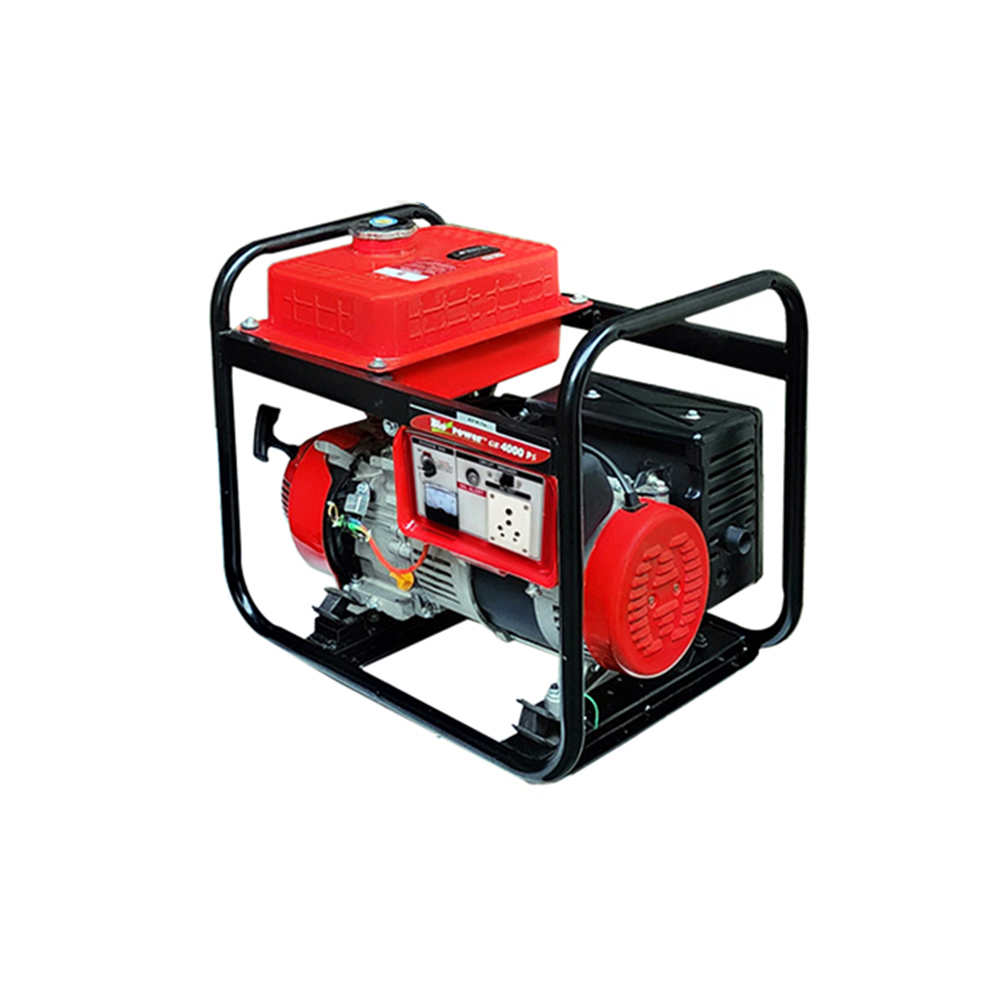 4 KVA   ultra  Light Weight & Powerful Portable Generator, Petrol Run, Recoil & Self Start  Model GE-4000PS